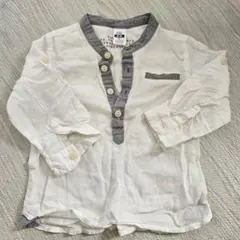 ZARA baby ヘンリーネック 長袖シャツ 6-9ヶ月 74cm