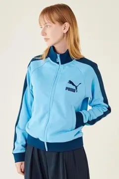 PUMA ライトブルー トラックジャケット　ジャージ
