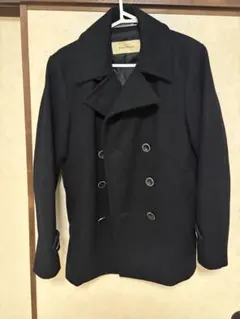 美品 ジャーナルスタンダード ピーコート ウール90% 黒 S メンズ 希少
