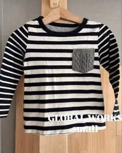 GLOBAL WORKS 長袖Tシャツ small 95