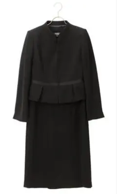 期間限定出品美品・洋服の青山IMGNブラックワンピーススーツセパレートタイプ礼服