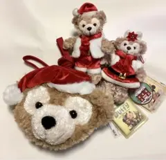 クリスマス ダッフィ 2010年 コインケース ストラップ 計3点セット