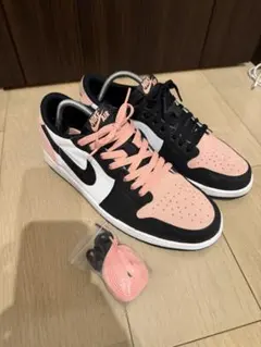 NikeJordan 1 LowOGジョーダン1 ロー⚫︎コーラル ピンク28cm