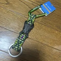 【新品・未使用】columbia コロンビア　キーリング　カラビナ　グリーン