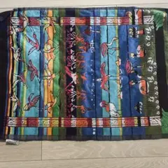 ⭐︎未使用品⭐︎ タオルサロン カラカラ マルチカバー ペイズリー　ブルー ⭐︎未使用品⭐︎ タオルサロン カラカラ マルチカバー ペイズリー