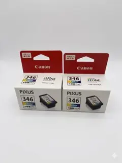 最終お値下げ【新品】 Canon純正カラーインク　BC-346XL大容量 2個