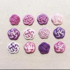 【水引】梅結び 3本取り　パープル☆