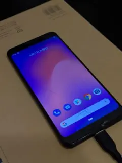 Google Pixel 3 ブラック 本体 ひび割れあり