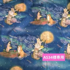 nya.n様 デザイナーズ 猫と月夜 グラニーバッグ ハンドメイド - メルカリ