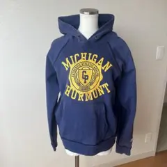 ビンテージChampion Michigan スウェットパーカー ネイビー