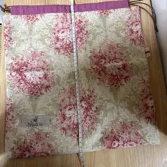 花柄巾着 約縦35.横33