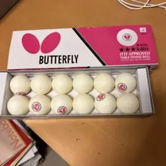 BUTTERFLY A40+ 3つ星 卓球ボール 12個入り