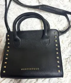 新品　MERCURYDUO スタッズ付き2wayショルダーバッグ