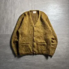 【60's】USA製 McGREGOR モヘアカーディガン 貝ボタン　Mサイズ