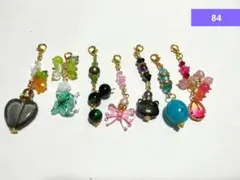 84，オリジナル天然石チャーム(^^)