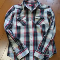 Levi's チェック柄 長袖シャツ Mサイズ