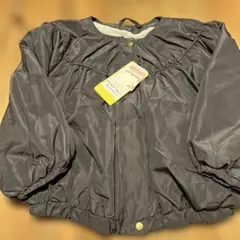 フリル付きダークグレー120cmジャケット