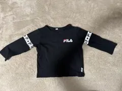 FILA 長袖カットソー ブラック 90cm