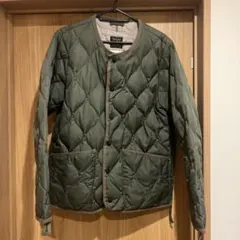 TAION タイオン Uネックキルティングダウンジャケット M