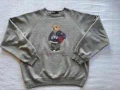希少！！美品！！ ポロベア スウェットLサイズ オンブレチェック