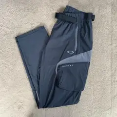 【OAKLEY】オークリー カーゴパンツ ブラック/グレー S アウトドア