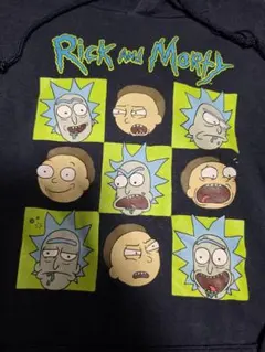 Rick and Morty パーカー ブラック