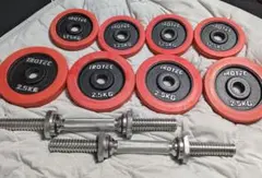 宮城県大崎市 引き取り限定 IROTEC ダンベルプレート 15kg 2枚セット