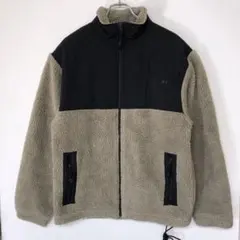 ノームコア 古着 オールド GAP 配色 切替 ボアジップアップジャケット