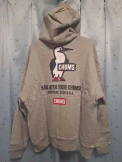 CHUMS チャムス パーカー グレー Lサイズ