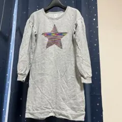 GAP KIDS グレー 星型ラメ ワンピース XL