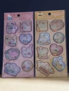 正規品 サンリオ ウォーターシール ハローキティ ポムポムプリン2点(各1点)