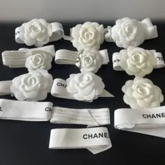 CHANELリボンセット33本 カメリア12個 セット - メルカリ