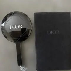 DIOR ブラック 手鏡 ケース付き　ノベルティ