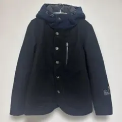 go slow caravan ウール×ボアパーカージャケット　黒