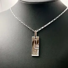 グッチ GUCCI 925 Gロゴ ネックレス ペンダント シルバー 1232のサムネイル
