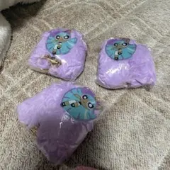 パワーパフガールズ ふわふわハートキーチェーン 紫