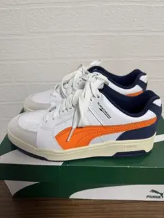 PUMA スニーカー ホワイト/オレンジ/ネイビー