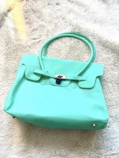 人気 JellyFirkinゼリーバック ショルダーバック ブルー 一点 美品