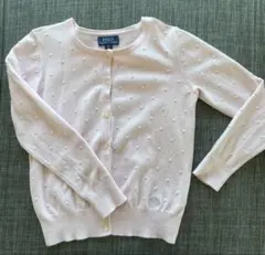 Polo Ralph Lauren ピンクカーディガン S/P7