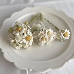 作家様ハンドメイド◾️可愛い布花ブーケセット◾️フランスアンティーク ブライス