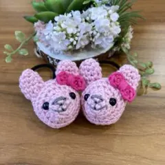 うさぎちゃん ヘアゴム＊