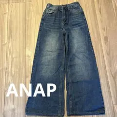 ANAP デニムワイドパンツ