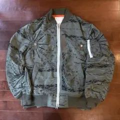 sacai Dr.woo Bandana Print BomberJacket