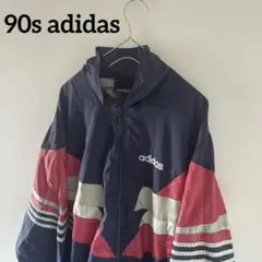 90sOLDadidasオールドアディダスナイロンジャケットジャンパー 90s oldadidas オールドアディダス ナイロンジャケット メッシュ短丈