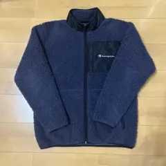 Champion フリースジャケット ネイビー