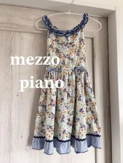 メゾピアノジュニア 音符柄フリル付き半袖ワンピース - メルカリ