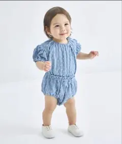 PAIR MANON ベビー セットアップ ブルー 80cmのサムネイル