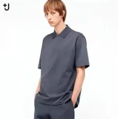 ユニクロ +J リラックスフィットポロシャツ XL UNIQLO オーバーサイズ
