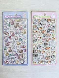 【正規品】 ボンボンドロップシール　アルパカ　モルモット　ウサギ