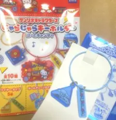 サンリオ　じゃらじゃらキーホルダー　ワイヤータイプ　シナモン　アクキー　両面